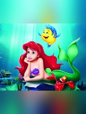 Custom Little Mermaid Fridge Magnet Home Kitchen Decor
